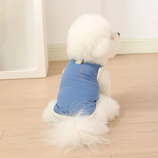 PawCool Ice Silk Cooling Vest – Breathable UV Protection Shirt for Small Dogs