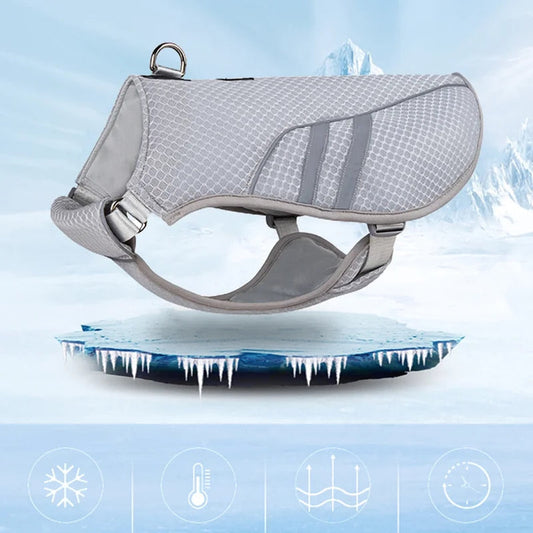 PawCool Reflective Cooling Harness Vest