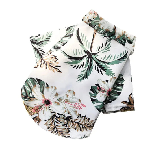 PawCool Hawaiian Dog Shirt – Tropical Summer Tee for Small Dogs